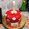 Red Fondant Penis Theme Cake From Lallantop Cake Shop