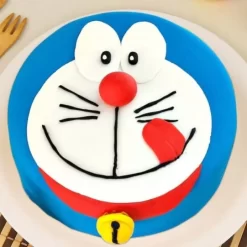 Rejoicing Doraemon Fondant Cake from LallanTop Cake Shop - Delivery in East Delhi, South-East Delhi, Ghaziabad, and Noida.