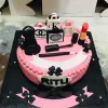 shopaholic designer fondant cake from lallantop cake shop noida and east delhi From LallamTop Cake Shop