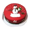 Snowman Christmas Fondant Cake From Lallantop Cake Shop Noida And East Delhi From Lallamtop Cake Shop