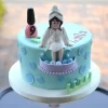 spa party birthday cake from lallantop cake shop noida and east delhi From LallamTop Cake Shop