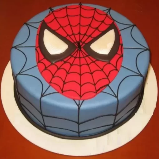 Spiderman Fondant Cake