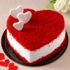 valentine s heart red velvet cake From LallamTop Cake Shop