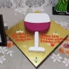 Wine Glass Fondant Cake By Lallantop Cake Shop - Delivery In East Delhi, South-East Delhi, Ghaziabad, And Noida