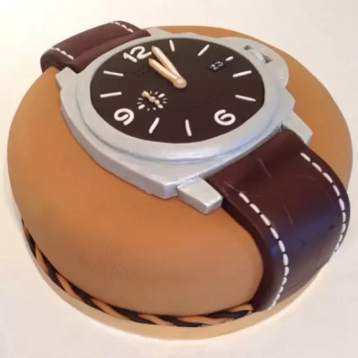 Wrist Watch Fondant Cake