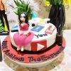 Youtuber Girl Theme Fondant Cake From Lallantop Cake Shop Noida And East Delhi From Lallamtop Cake Shop