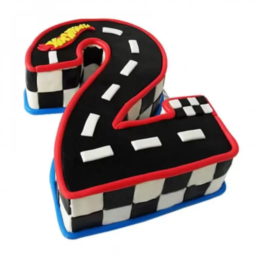 2 Number Racing Track Fondant Cake From Lallantop Cake Shop Noida And East Delhi From Lallamtop Cake Shop