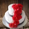 2 Tier Red Roses Customized Fondant Cake From Lallantop Cake Shop Noida And East Delhi From Lallamtop Cake Shop