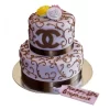 2 Tier Special Chanel Fondant Cake From Lallantop Cake Shop Noida And East Delhi From Lallamtop Cake Shop