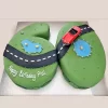 60Th Birthday Driving Fondant Cake From Lallantop Cake Shop Noida And East Delhi From Lallamtop Cake Shop