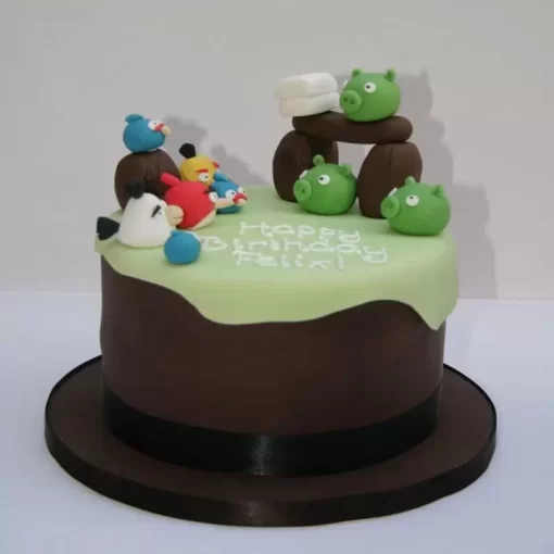 Angry Birds Birthday Cake