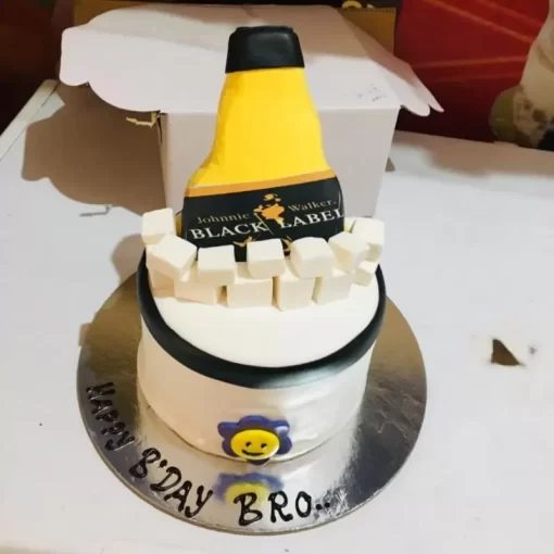 black label bottle theme cake from lallantop cake shop noida and east delhi From LallamTop Cake Shop