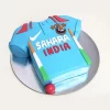 Blizzing Indian Jersy Themed Cake From Lallantop Cake Shop Noida And East Delhi From Lallamtop Cake Shop