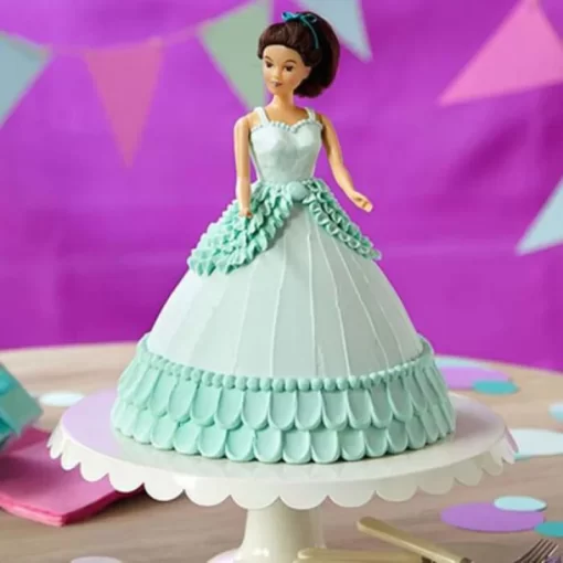 blue barbie designer cake from lallantop cake shop noida and east delhi From LallamTop Cake Shop