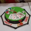 casino theme fondant cake from lallantop cake shop noida and east delhi From LallamTop Cake Shop