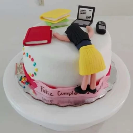 Chartered Accountant Girl Cake