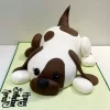 Doggie Birthday Fondant Cake From Lallantop Cake Shop Noida And East Delhi From Lallamtop Cake Shop