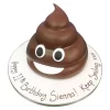 emoji poo fondant cake from lallantop cake shop noida and east delhi From LallamTop Cake Shop