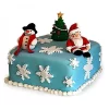 festive christmas fondant cake from lallantop cake shop noida and east delhi From LallamTop Cake Shop