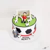 football goal post fondant cake from lallantop cake shop noida and east delhi From LallamTop Cake Shop