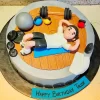 Guy Workout Fondant Cake From Lallantop Cake Shop Noida And East Delhi From Lallamtop Cake Shop