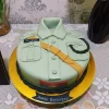 Indian Police Birthday Cake From Lallantop Cake Shop Noida And East Delhi From Lallamtop Cake Shop