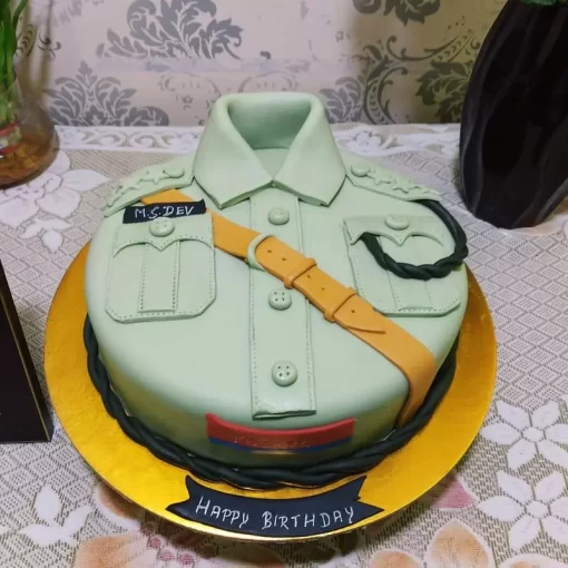 Indian Police Birthday Cake