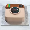 Instagram Logo Shaped Fondant Cake From Lallantop Cake Shop Noida And East Delhi From Lallamtop Cake Shop