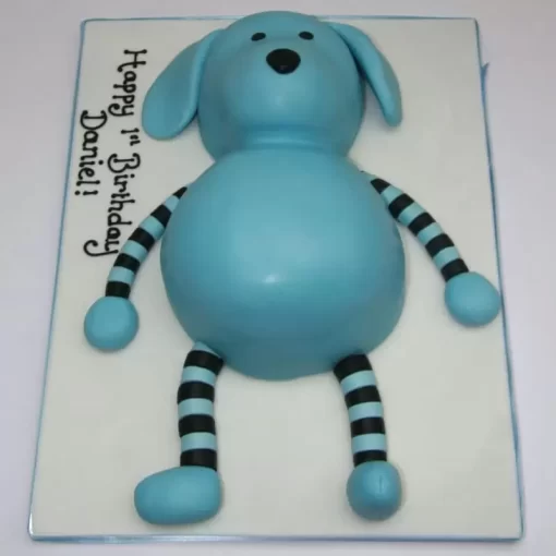 Jelly Toy Dog Cake