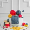 Knitting Lover Fondant Cake From Lallantop Cake Shop Noida And East Delhi From Lallamtop Cake Shop