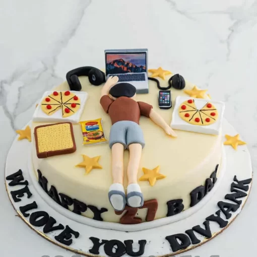 Lazy Laptop Lover Cake