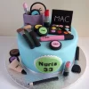 Mac Makeup Birthday Cake From Lallantop Cake Shop Noida And East Delhi From Lallamtop Cake Shop