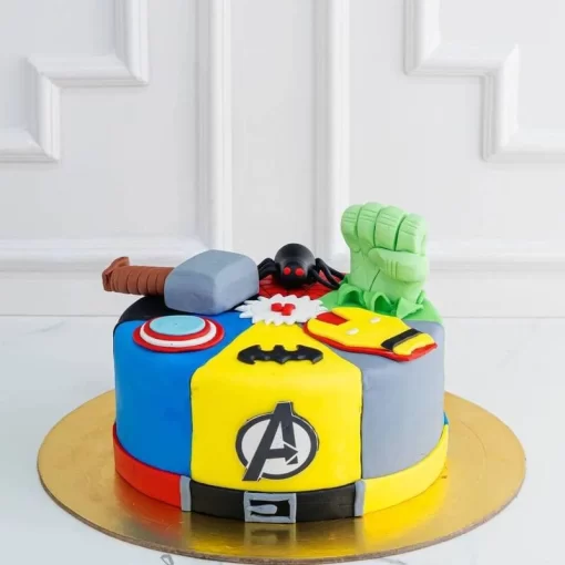 Marvel Dc Fondant Cake