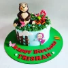 Masha And The Bear Fondant Cake From Lallantop Cake Shop Noida And East Delhi From Lallamtop Cake Shop