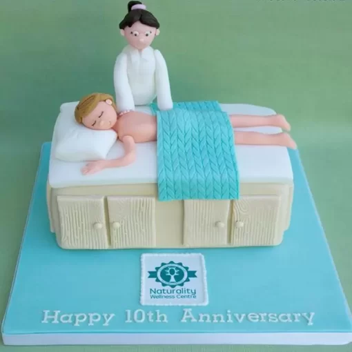 Massage Parlor Fondant Cake