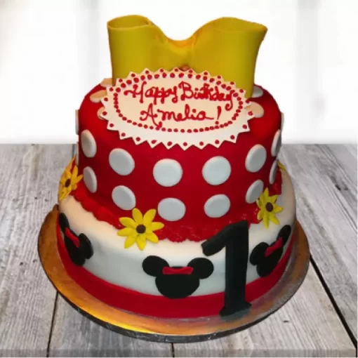 Minnie Mouse Birthday Cake