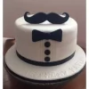 Mustache Fondant Cake From Lallantop Cake Shop Noida And East Delhi From Lallamtop Cake Shop