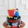 Netflix Binging Fondant Cake From Lallantop Cake Shop Noida And East Delhi From Lallamtop Cake Shop