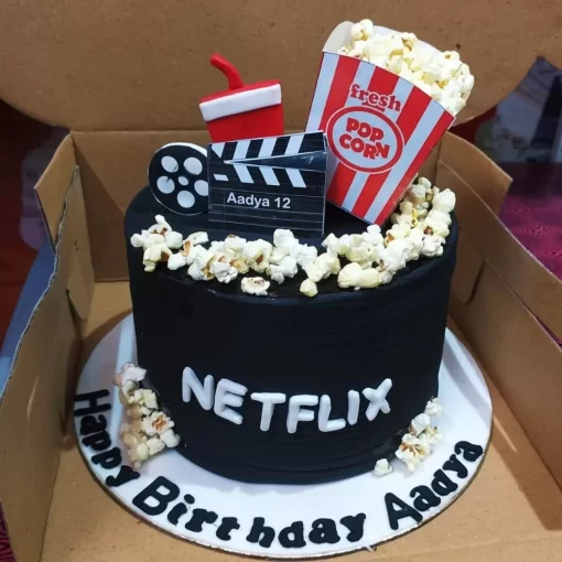 Netflix Theme Customized Cake From Lallantop Cake Shop Noida And East Delhi From Lallamtop Cake Shop