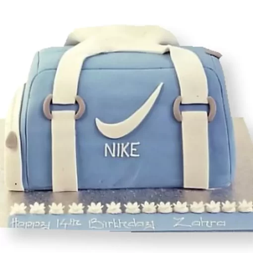 Nike Sports Bag Fondant Cake