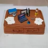 office table theme fondant cake from lallantop cake shop noida and east delhi From LallamTop Cake Shop