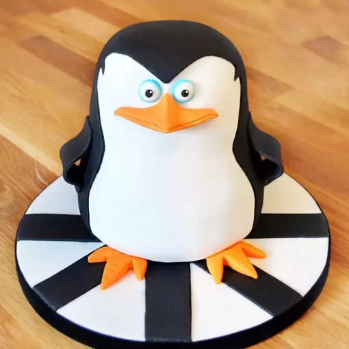 Penguin Designer Fondant Cake