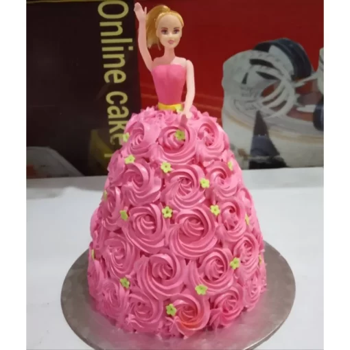 Pink Barbie Designer Cake