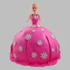 pink delight barbie fondant cake from lallantop cake shop noida and east delhi From LallamTop Cake Shop