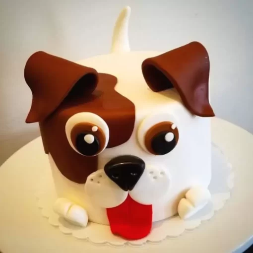 Puppy Customized Fondant Cake From Lallantop Cake Shop Noida And East Delhi From Lallamtop Cake Shop