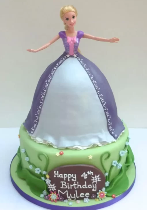 Rapunzel Doll Theme Cake