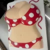 Red Polka Dot Color Bikini Fondant Cake From Lallantop Cake Shop Noida And East Delhi From Lallamtop Cake Shop