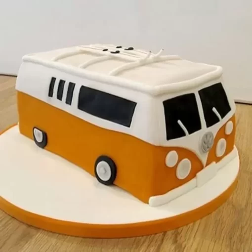 Vw Camper Van Fondant Cake