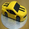 Yellow Black Stylist Car Theme Cake From Lallantop Cake Shop Noida And East Delhi From Lallamtop Cake Shop