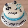 Basic Gym Cake from LallanTop Cake Shop - Delivery in East Delhi, South-East Delhi, Ghaziabad and Noida